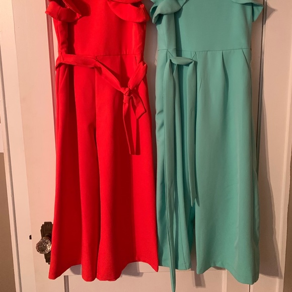 Crop Pants Rompers - Picture 2 of 2